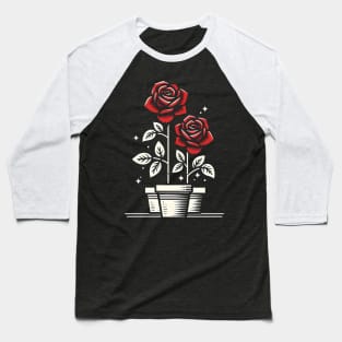 Roses - Flowers Baseball T-Shirt